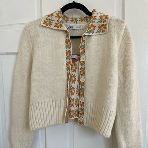 Zara Knit Sweater & Tank Set, Size S